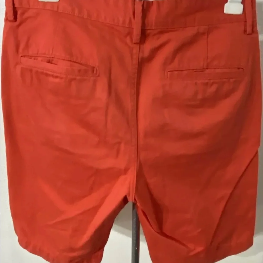 GAP khakis men’s shorts 32×10 Chino Pockets, casual orange cotton - Picture 5 of 7